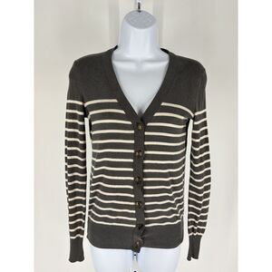 BDG Urban Outfitters striped long V-neck cardigan